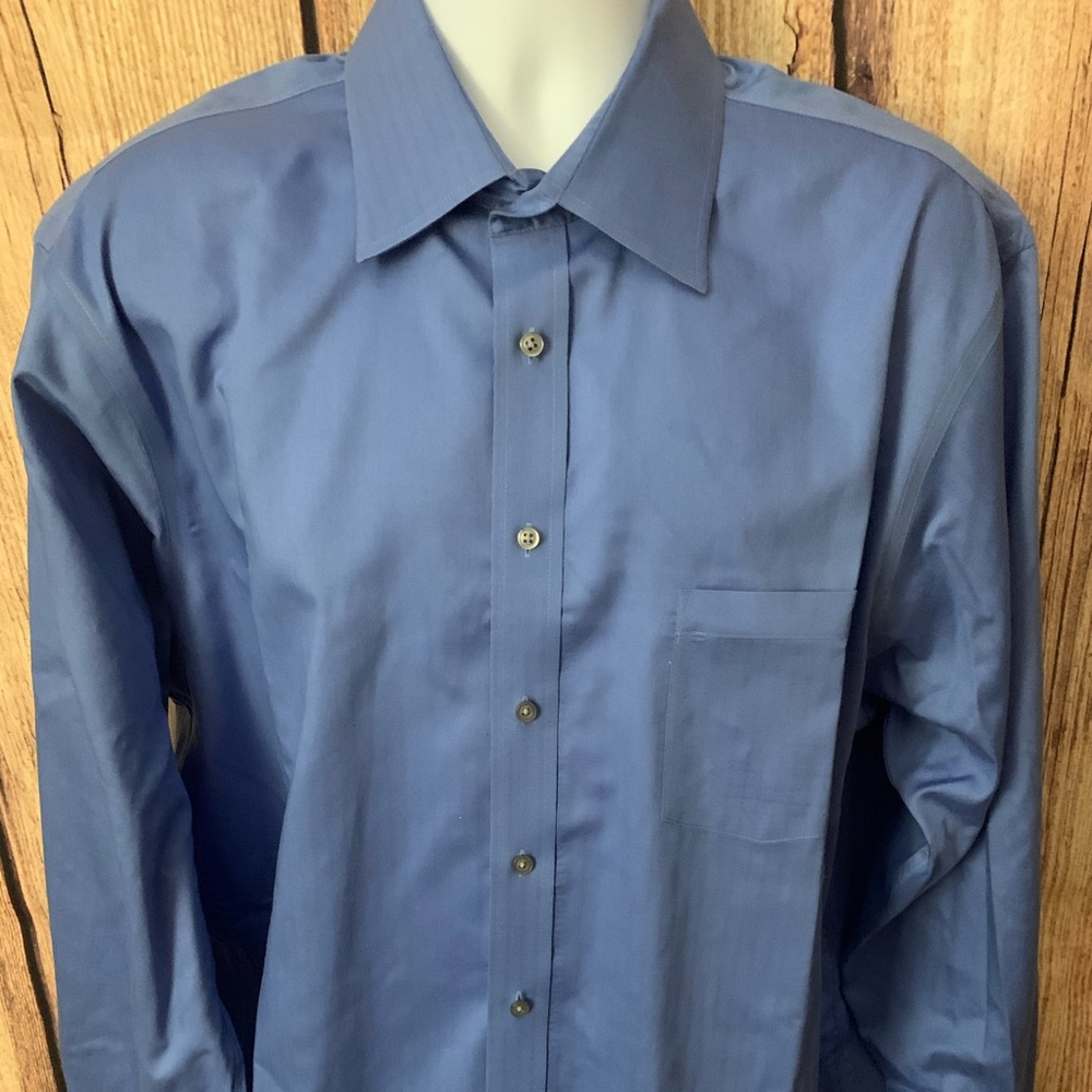 Joseph Abboud blue long sleeve button down shirt